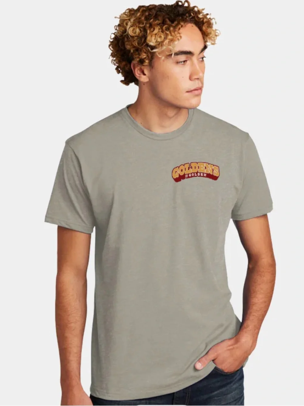 Yo Colorado Men's Large Goldens in Golden 2025 Official Unisex T-Shirt Grey NWT